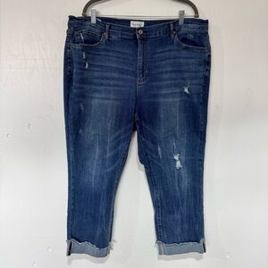 Nicole Miller SoHo skinny crop cuff jeans